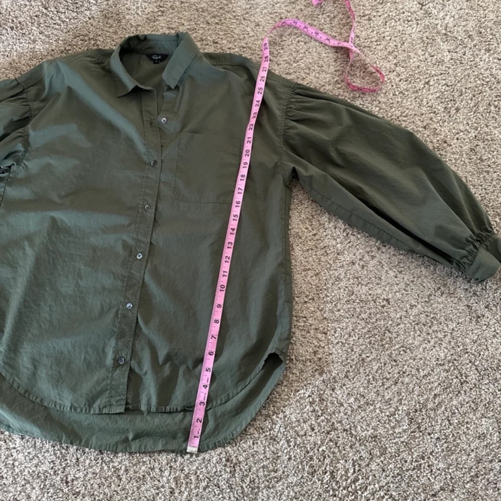 Rails Janae Shirt in Olive Smoke Green 
size Small - Picture 10 of 12